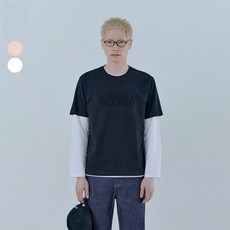 게스 남녀공용 반팔티셔츠 GUESS [(진)]남여공용 엠보 로고 MQ2K8438_BS