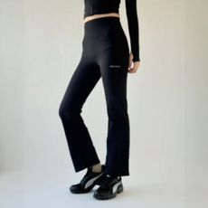 젝시믹스 블랙라벨 여성 기모 부츠컷 레깅스 요가복