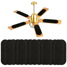 5 Pack Ceiling Fan Filter for Blades Activated 카본소재 Air Purifier Pads Easy-Stick Universal Ceili, 15