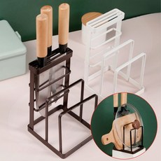 다용도 주방 칼꽂이 스텐 도마거치대 수납 정리대, 1개