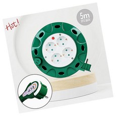 러그박스 라운드 릴선 멀티탭 4구 이지콕 플러그 접지 코드릴 캠핑 산업용 전선 S 접지멀티탭