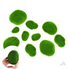 DIY 돌 조화이끼 이끼 모형 10입 가짜 세트, 본상품