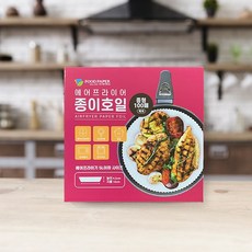 푸드페이퍼 에어프라이어 종이호일 중, 100개입, 1개