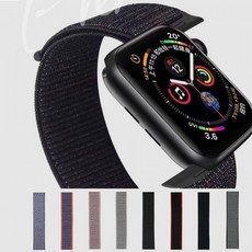 애플워치벨크로루프 밀레니즈 가죽 실리콘 스포츠