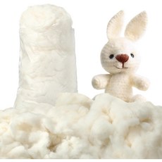 동물 인형을 위한 웨스노이 250g0.55파운드 코튼 스터핑 부드러운 베개 천연 섬유 충전 배팅 장난감 구름 장식 등 다양한 용도로 사용됩니다, 100g/0.22lb