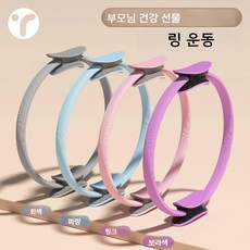 중년 필라테스 링 다리 팔 운동, 파란색+보라색 15.5kg 저항