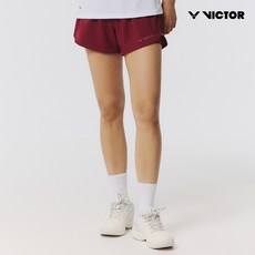 빅터 아울렛 SNAP-FIT 여성 반바지 R-56201 배드민턴 탁구 스쿼시 스포츠웨어