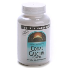 SOURCE NATURALS 珊瑚鈣粉, 1個, 113.4克