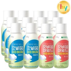 hy 한국야쿠르트 갓비움 2종230ml (애사비6+애플민트6) 총12입, 12개, 230ml