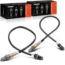 A-Premium O2 산소 센서 BMW 550i 650i 2006-2010 750i 750Li 2006-2008 X6 2014 다운스트림 왼쪽 및 오른쪽 2피스 세트, A-Premium O2 산소 센서, BMW 550i 6