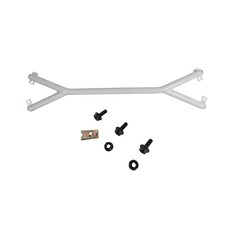 適用於 SUBARU WRX VB 5代 前支撐架 水箱罩支撐桿 橫桿 拉桿, 白色(烤漆), 適用於車型: SUBARU WRX VB 5代 四門 五門