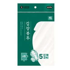 혜명잡화몰 롯데김장봉투(소)45cm x70cm 2p 일회용백 김장용비닐 투명봉투 야채보관백 김치봉투