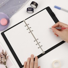 채움 6공 도트 A5 다이어리 속지 180매 A6 리필내지, 1개, 상세페이지 참조