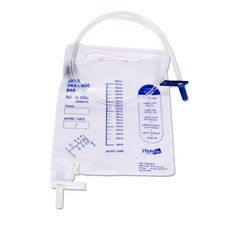 [이원헬스케어]협성 유린백 소변백 2000ml 소변팩 노유량측정 Urine Bag 소변주머니 요양원, 1개, HS-U-2000