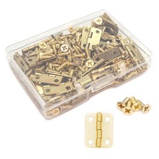 아이베란다 타원모 미니 경첩 힌지 16x13mm 50개1세트 골드