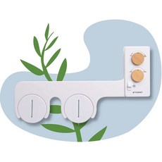 투시 베이직 2.0 비데 변기 부착 | 모던한 세련된 디자인. 신선한 깨끗한 물 분사기(비전기 자가 청소 조절 노즐)(베이직 2.0 대나무), White/Bamboo, Basic 2.0 Warm-Water Optional