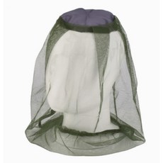 《台灣現貨》戶外頭部防蚊網罩/防蚊面網/夜釣露營防蚊網 夏季戶外必備商品, 軍綠, 1個