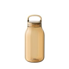 킨토 워터 보틀 300ml 손잡이 스포츠 러닝 에코 물병, 엠버, 1개