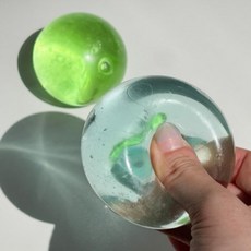 말랑이 스퀴시 슬라임 쫀득볼 스트레스볼 asmr 촉감놀이 감각발달 장난감, ML8 그린모찌