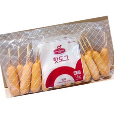 쉐프원 핫도그 1kg 냉동 빵핫도그, 1개