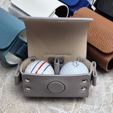 KUSAC 골프 공 볼 케이스 주머니, 그레이, 1개