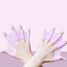 아쿠아 오리 손 실리콘 수상 수영장 수영 연습 도구 운동 훈련 용품 물놀이 어린이 물갈퀴 오리발 스포츠, 스카이