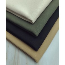 면 코튼 캔버스 옥스포드 8수 4종 원단 가방 에코백 앞치마 소품 파우치 원단, 베이지, 1개