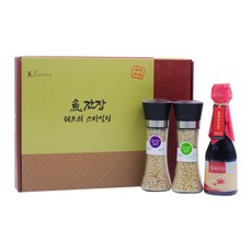 비온뒤 첫소금 홍게간장 X 비트소금 천일염 선물세트, 홍게간장 X 비트소금 X 함초소금, 1개, 180g