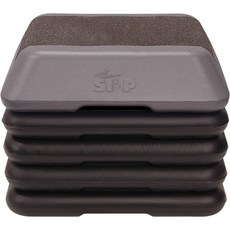 미 4개의 라이저 홈 헬스장 운동 기구 피트니스 기구를 갖춘 스텝 조절식 하이 에어로빅 플랫폼, High Step, Grey