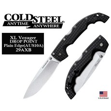 Cold Steel 冷鋼 XL Voyager DROP POINT AUS10A 鋼 折刀, 1個