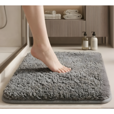 올라잇픽 극세사 물세탁 발매트, 차콜그레이