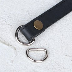 SEC 가방끈 부자재 라운드 D링 실버 20mm 2P