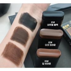 외출전 1분 새치커버 흰머리커버 방수스틱 3가지컬러, 1개, 딥 브라운