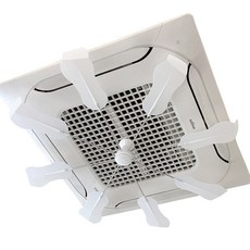 코어템코리아 올트팬 히터바람개비 에어컨바람개비 바람개비 무동력 날개 바람막이 천장형 공기순환팬, 올트팬PRO-화이트, 1개