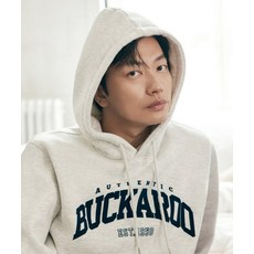 브랜드정품 버커루 BUCKAROO 이동휘 착장베이직 아플리케 로고 후드TS 오트밀 277135