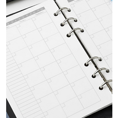 수첩속지 교체속지 월간속지 다이어리 속지 180매 (A5) DP77428, 1개, 상세페이지 참조