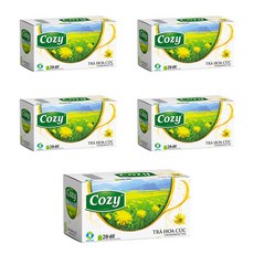 캐모마일 티백 COZY - tra hoa cuc giup ngu ngon, 5개, 40g, 20개입
