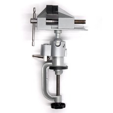 알미늄 바이스 대형 알루미늄 고정식 탁상 바이스 조립 프라모델 도색, 1개