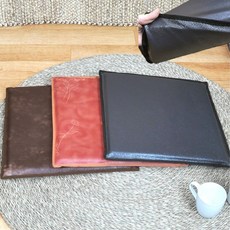식당 교회 의자 바닥 사각 방수 업소용 레자 방석 기도