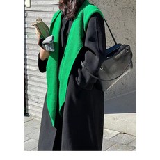 데일리 후드 머플러 바라클라바 넥워머 모자 롱비니캡 목도리25*222CM(단순한 단색 패션 코디 필수 아이템)