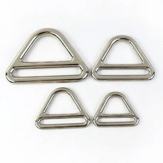 2/5/10PCS MEETEE 25-50MM 걸쇠 연결 DIY 금속 조정 벨트 가방 트라이 스트랩 글라이드 슬라이더 링 버클 액세서리 후크, 05 Silver, Silver
