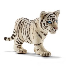 (선물완구)슐라이히 새끼 백호 SL14732 Tiger cub white 호랑이 피규어, 1개