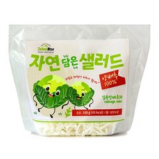 [샐러드 박스] 자연 담은 샐러드 100 g 국내산 실속 양배추채 단품구성 야채샐러드, 5개, 100g