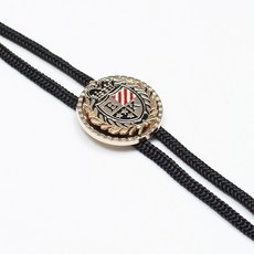 앨리스이브 남성용 엔틱 엠블럼 볼로타이 루프타이 방패 문양 셔츠 목걸이 타이