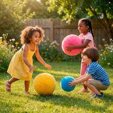 그로우러닝 몬탱볼 유아 애착 탱탱볼 실내외 오감 감각놀이 돌탱볼, 1개, BLUE(통통몬)