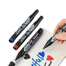 산업용 대용량 유성매직 방수 네임펜 건축 목공용 마카, 검정