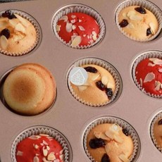 머핀틀 홈베이킹 몰드 머핀팬 베이킹제품 12구머핀틀, 12구