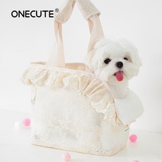 강아지 여름 이동가방 초경량 강아지 이동가방 소형견 가방 애견이동가방 고양이 슬링백 비치백, 1개