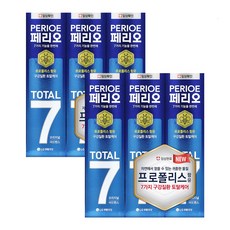 페리오 토탈7 치약 120g 6개(3입 2세트)(오리지날), 6개