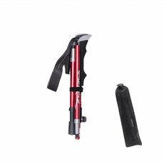 好的家居 TANERDD 6061鋁合金登山杖 五節鋁合金款 TD登山杖 健走杖, 1個, 適合身高145-170cm使用者, 紅